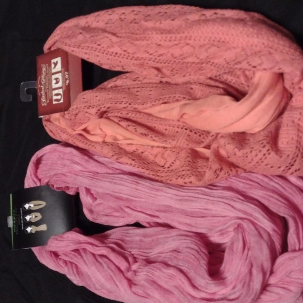 Two Infinity Scarfs